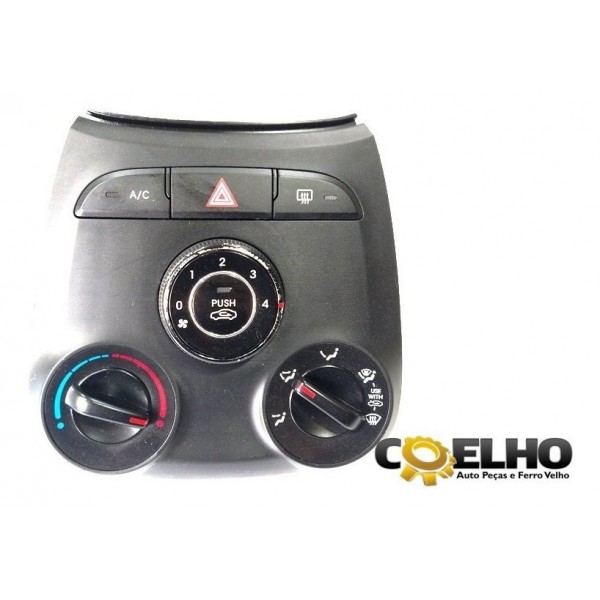 Botão Comando Ar Condicionado Hyundai Hb20 2014 (298) Preto