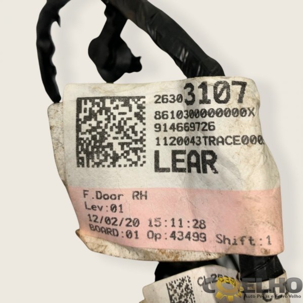 Chicote Porta Dianteira Direita Onix Premier 2020 (497)