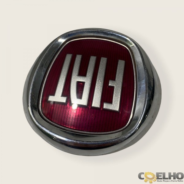 Emblema Original Capô Dianteiro Fiat Mobi 2017/2018 (940) Vermelho
