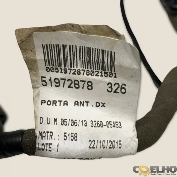 Chicote Porta Diant. Dir. Palio Attractive 1.0 2016 (2279)