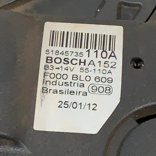 Alternador Palio Trekking 1.6 16v Flex 2012 (3507)