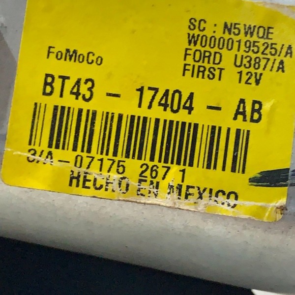 Motor Limpador Tampa Traseira Ford Edge 2011 (3785)