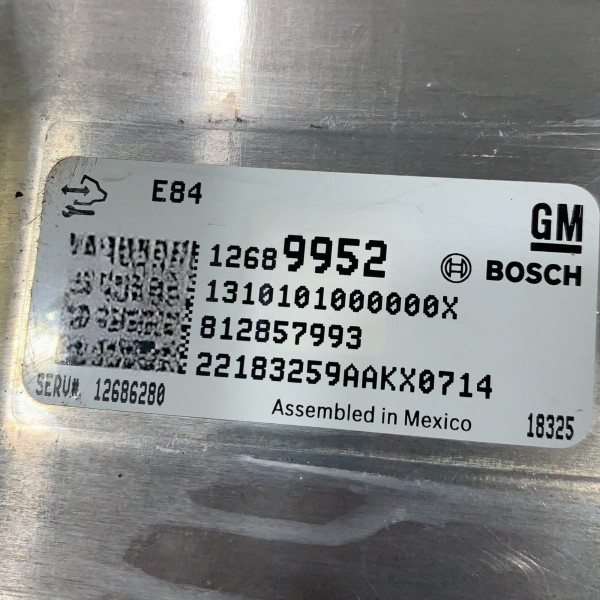 Módulo De Injeção Onix Lt 1.0 4cc Flex Manual 2019 (3836)