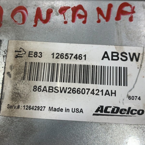 Módulo Injeção  Chevrolet Montana 1.4 2015