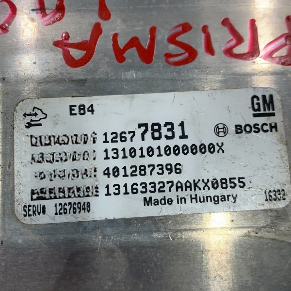 Módulo Injeção Prisma 1.0 4cc 2017 12677831 (3885)