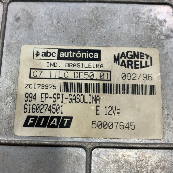 Módulo Injeção Fiat Uno Mille 1.0 6160274501 (3900)