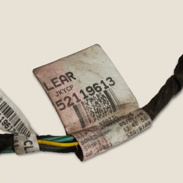 Chicote Porta Traseira Esquerda Gm Onix 2018/2019 (g)