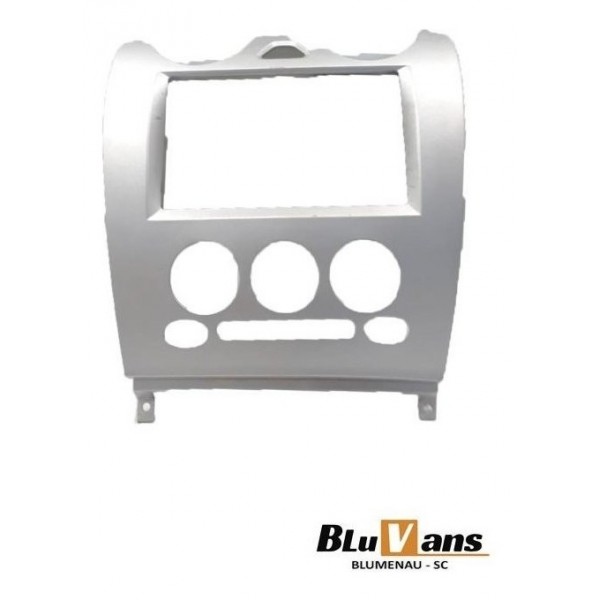 Moldura Painel Central Rely Van 2013 Prata