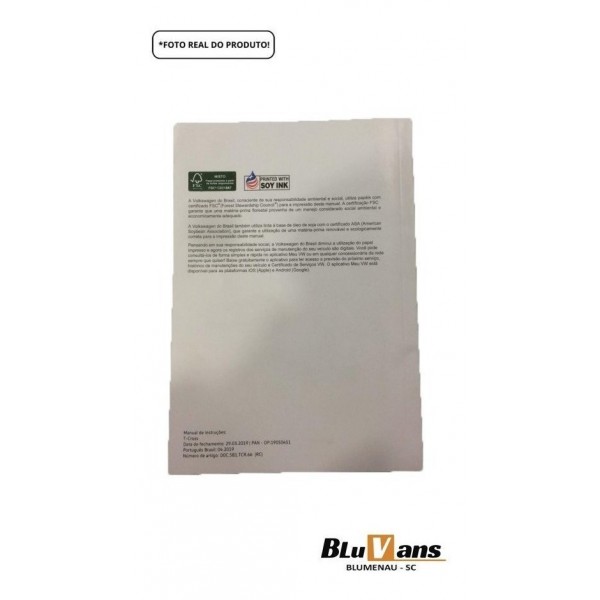 Manual Do Proprietário T-cross 200at 1.0 Tsi Turbo 2019/20