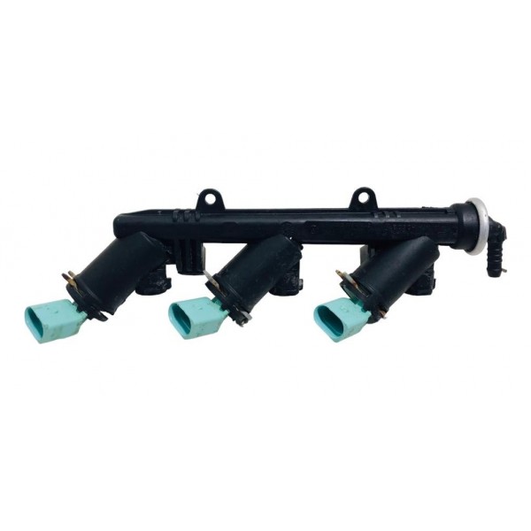 Flauta Dos Bicos Injetores Vw Gol G7 / G8 1.0 2018/2020