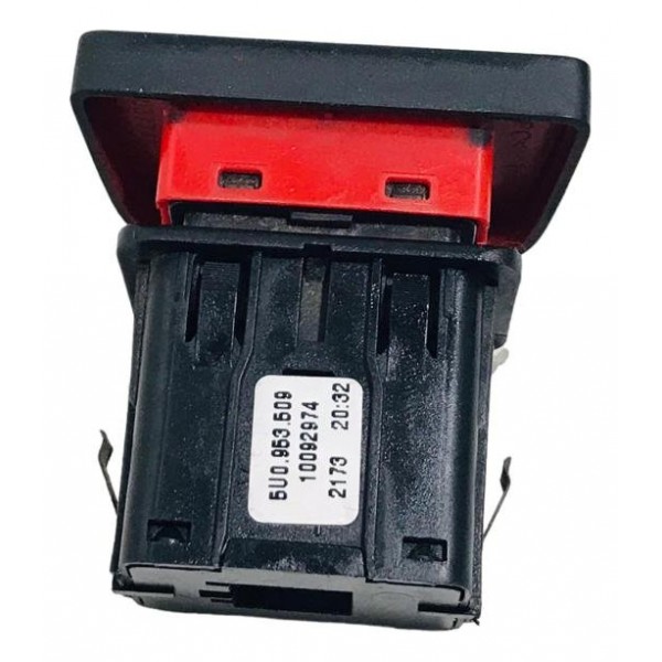 Botão Pisca Alerta Vw Gol Saveiro Voyage G6 5u0953509 12/15
