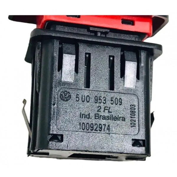 Botão Pisca Alerta Vw Gol Saveiro Voyage G6 5u0953509 12/15