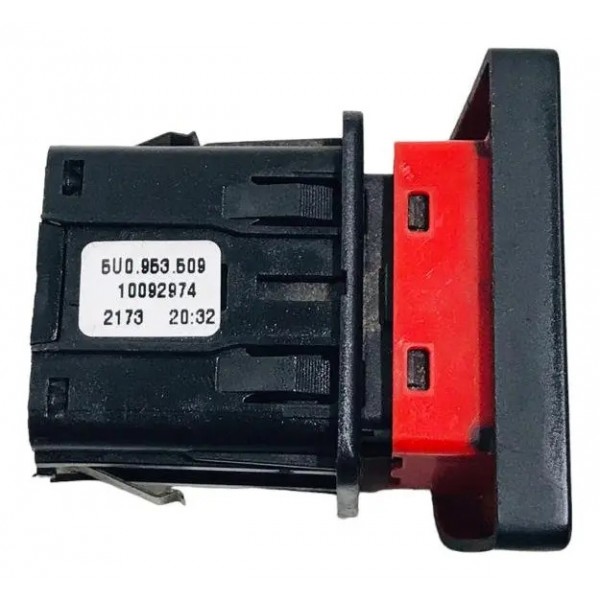 Botão Pisca Alerta Vw Gol Saveiro Voyage G6 5u0953509 12/15