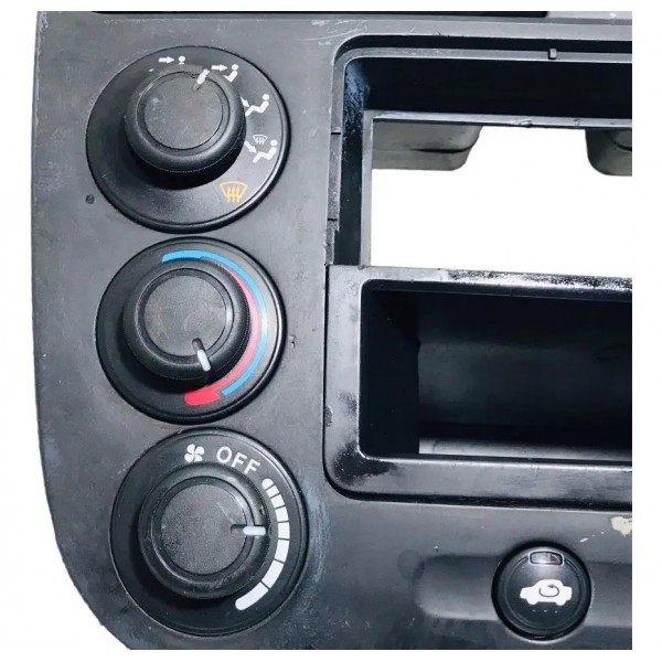 Moldura Painel Comando De Ar C/difusores Honda Civic 13/2015