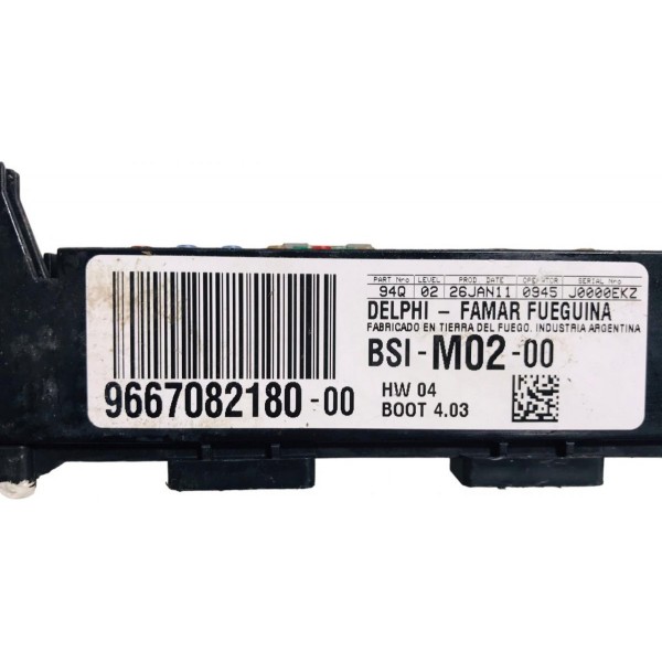 Módulo Central Bsi Citröen C3 Aircross 2012 966708218000