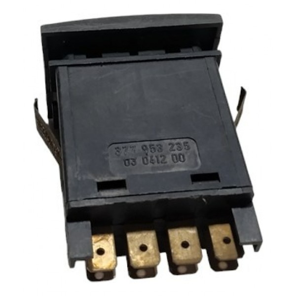 Botão Interruptor De Pisca Alerta Vw 377953235 A122 Preto
