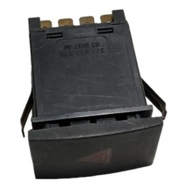 Botão Interruptor De Pisca Alerta Vw 377953235 A123 Preto