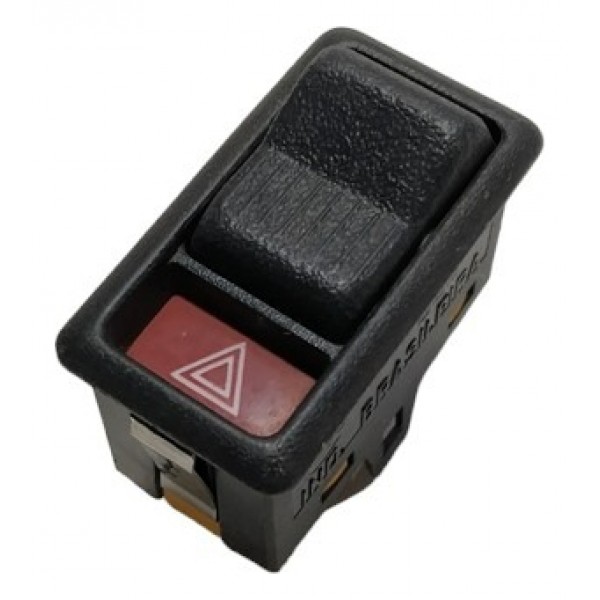 Botão Interruptor De Pisca Alerta Vw 337953235-1 A127 Preto