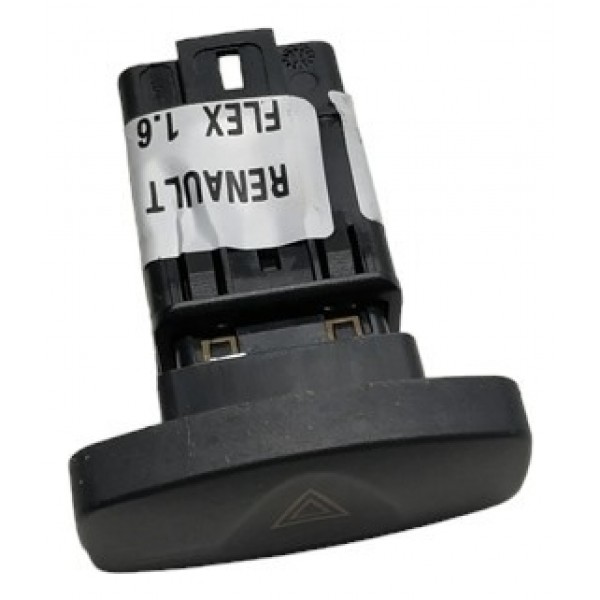 Botão Alerta Renault Sandero 1.6 2012 A358 Preto