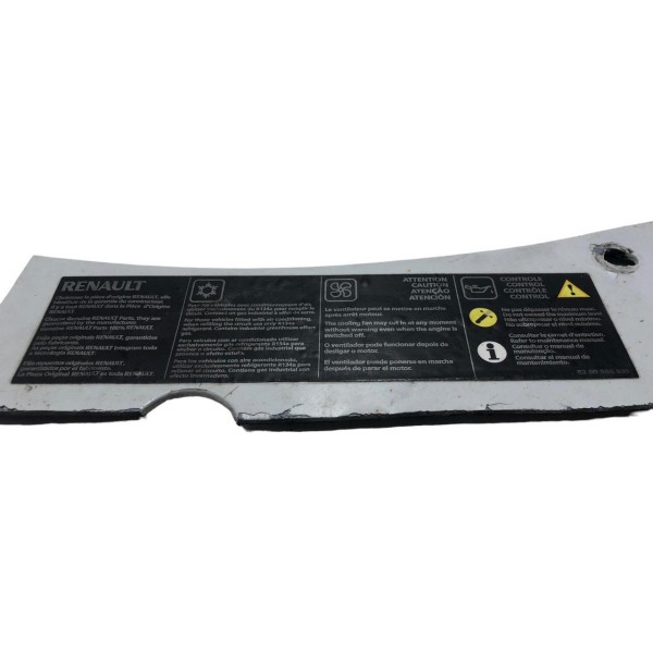 Adesivo Advertencia Painel Frontal Renault Sandero 1.6 2011