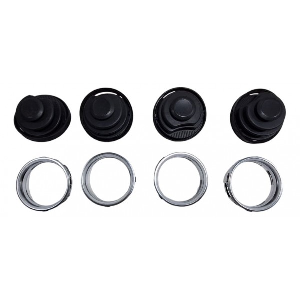Kit Moldura Cromada Difusor Saída De Ar Gol Parati G4 G5