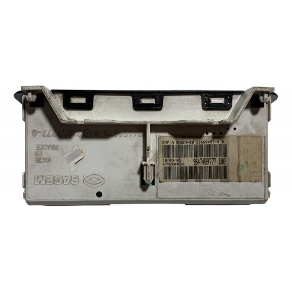 Relogio Computador Bordo Peugeot 206 2005