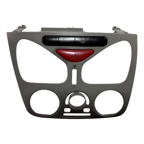 Moldura Central Painel Botão Alerta Fiat Palio Fire 1.0 2008