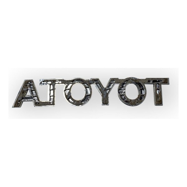Letreiro Escrita Toyota Tampa Traseira Toyota Etios 2017