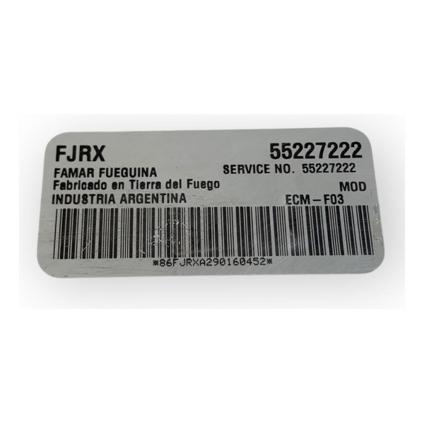 Módulo Injeção Fiat Palio Doblo 1.8r Flex 2010 55227222