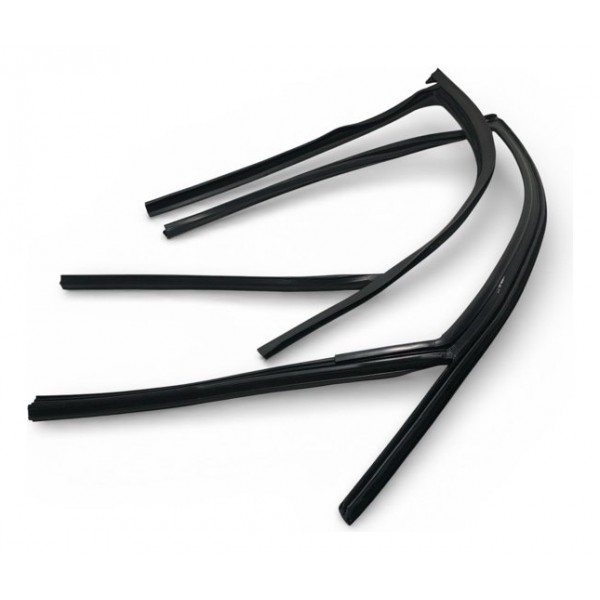 Par Canaleta De Vidro Dianteira Renault Kwid 2018/2022