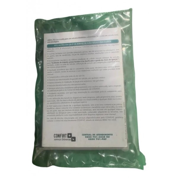 Manual Do Proprietário Do Fiat Uno Way 2014/2017 1.0, 1.3