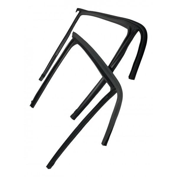 Par Canaleta Vidro Porta Traseira Renault Kwid 2018/2022