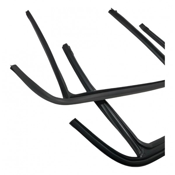 Par Canaleta Vidro Porta Traseira Renault Kwid 2018/2022