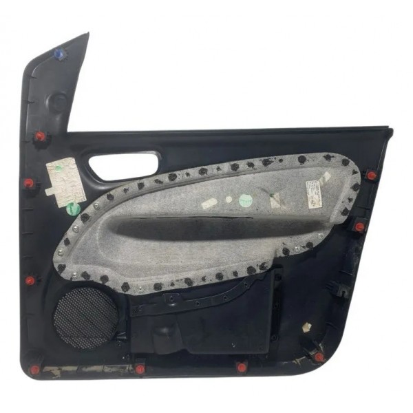 Forro Porta C/ Couro Dianteiro Esq. Fiat Uno Way 2015/2020 Preto