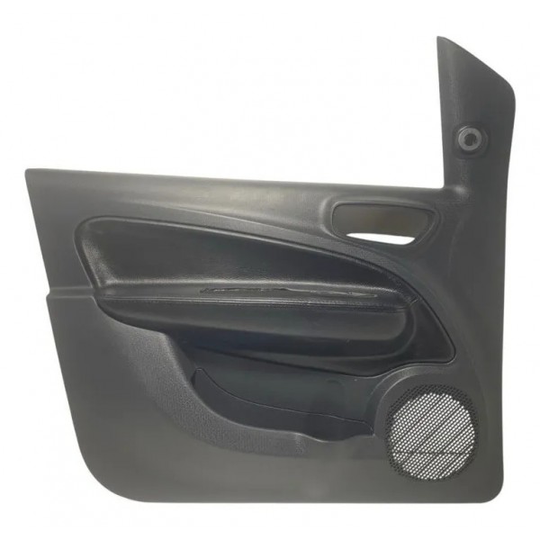 Forro Porta C/ Couro Dianteiro Esq. Fiat Uno Way 2015/2020 Preto