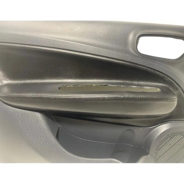 Forro Porta C/ Couro Dianteiro Esq. Fiat Uno Way 2015/2020 Preto