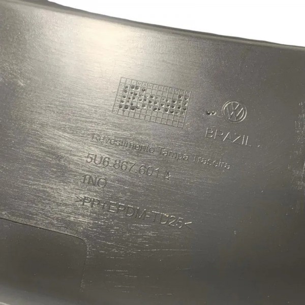 Moldura Tampa Traseira Mala Vw Gol G5 G6 Power 2009/2016