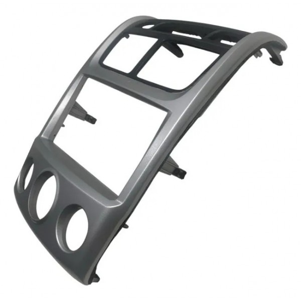 Moldura Painel Central Kia Sportage 2007/2010 Prata/preto