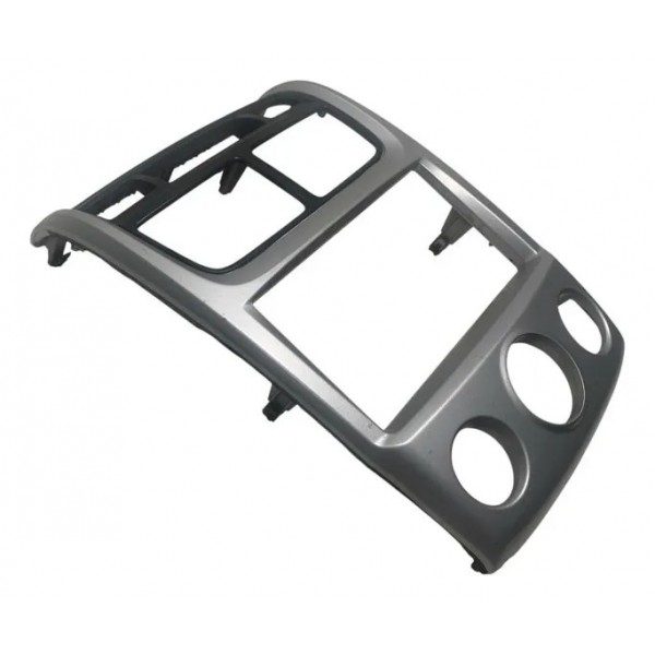 Moldura Painel Central Kia Sportage 2007/2010 Prata/preto
