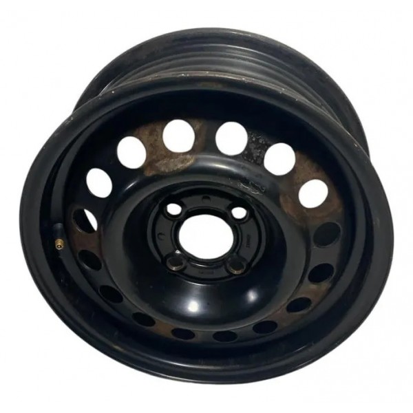 Roda De Ferro Renault 14 Clio 2013 Preto