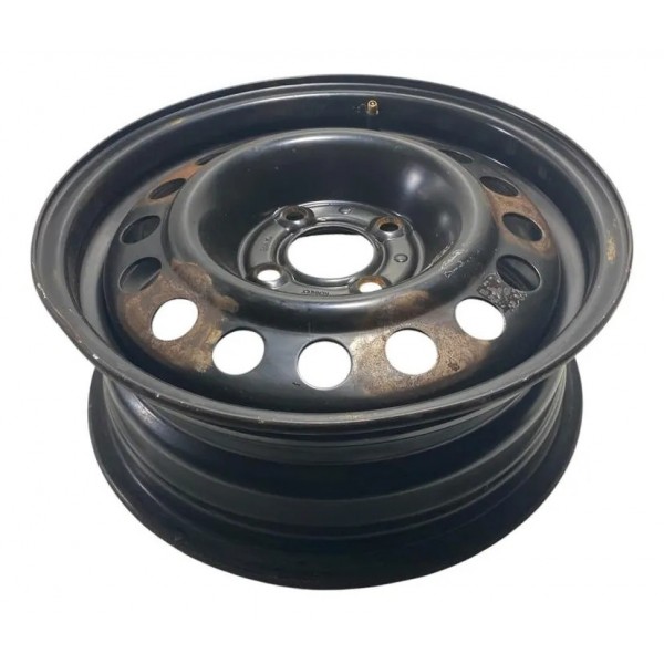 Roda De Ferro Renault 14 Clio 2013 Preto