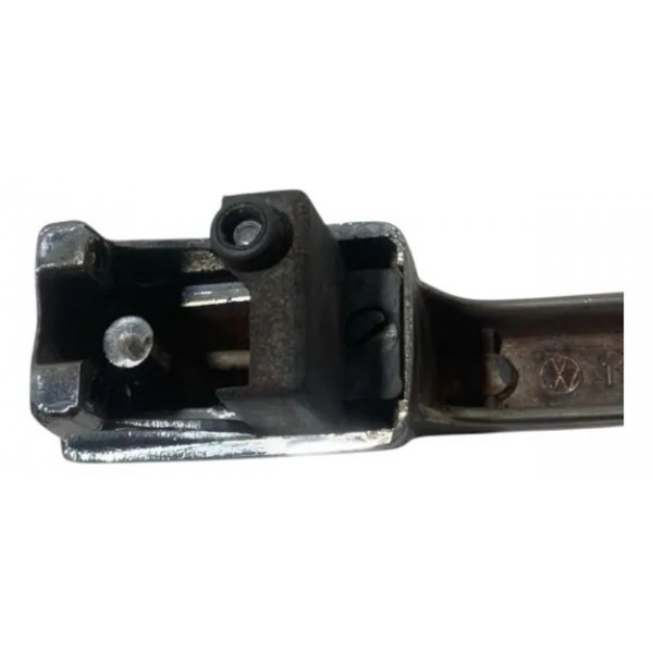 Maçaneta Externa Metal Fusca Lado Esquerdo Original Prateado Dianteira