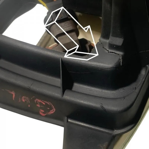 Farol Dianteiro Esquerdo Vidr. Golf 1991 A 2003 C/detalhe Esquerdo/motorista